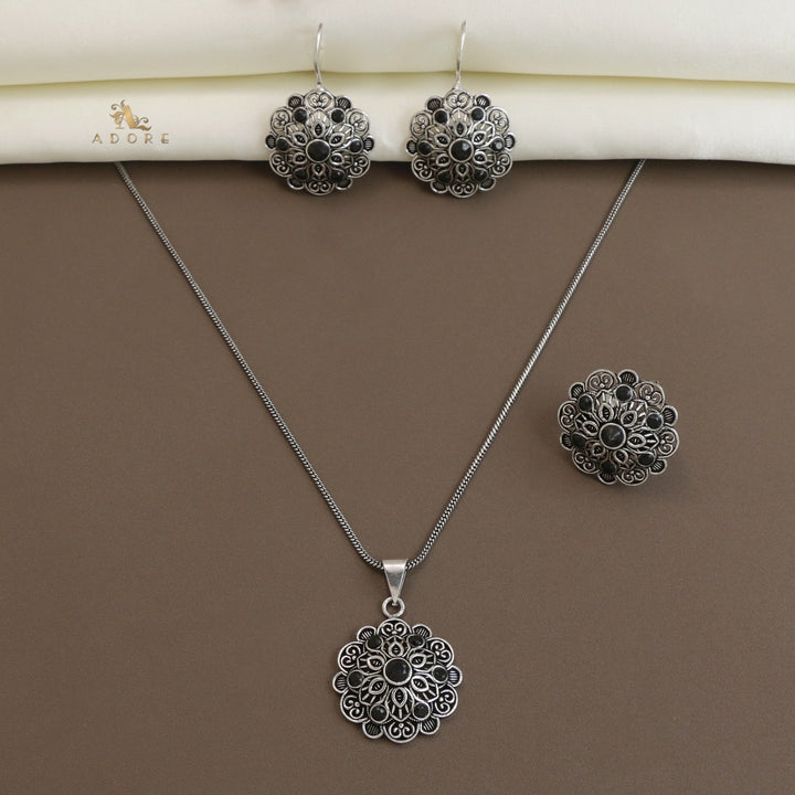 Sriga Neckpiece With Earring + Ring