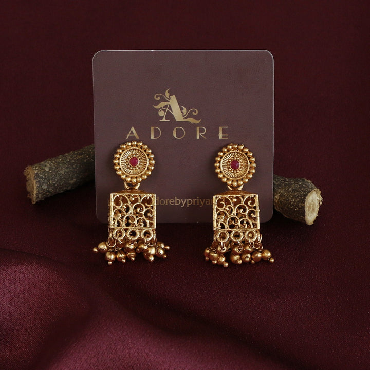 Aagarna Long Haram With Earring