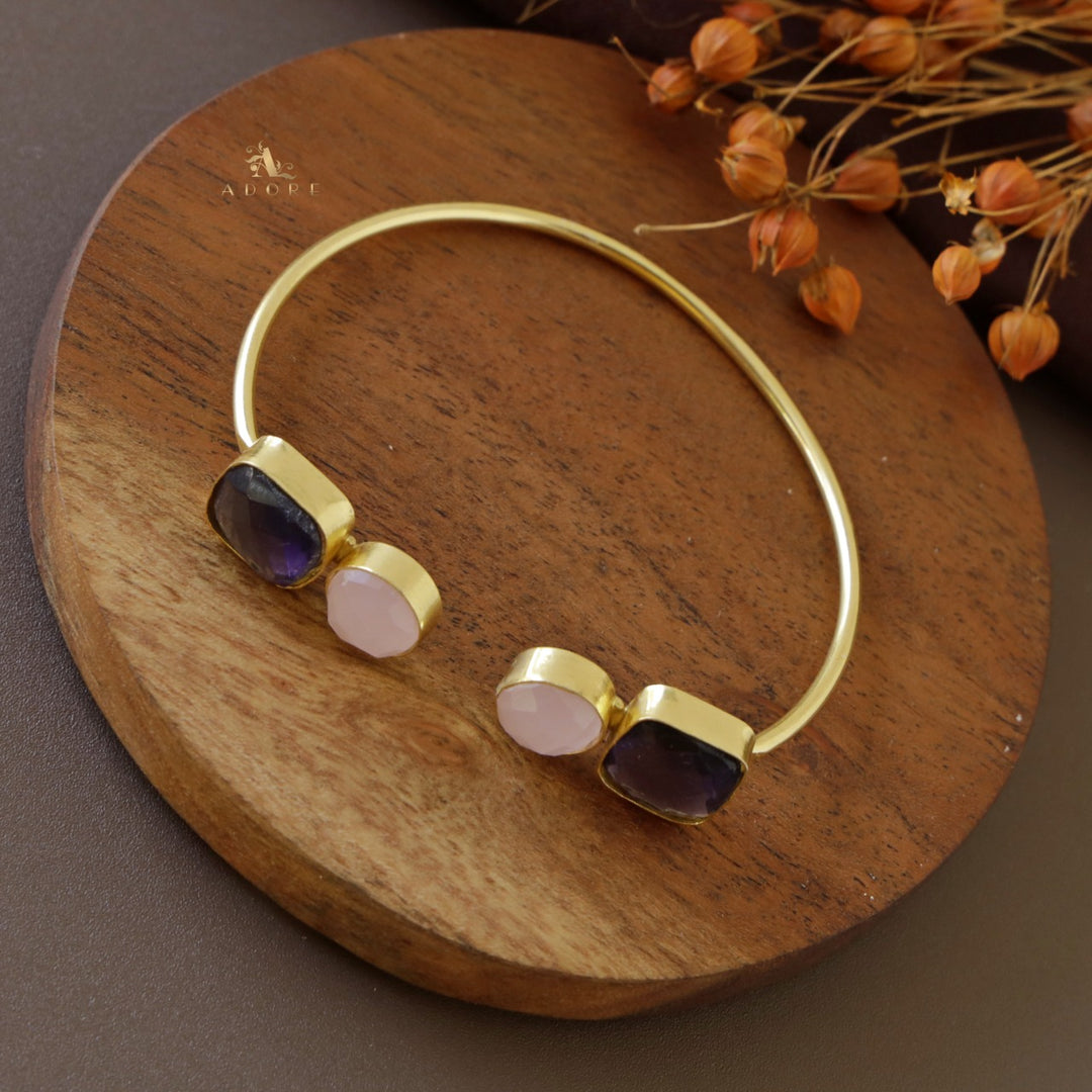Glossy 4 Stone Raga Bangle