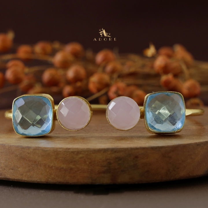 Glossy 4 Stone Raga Bangle