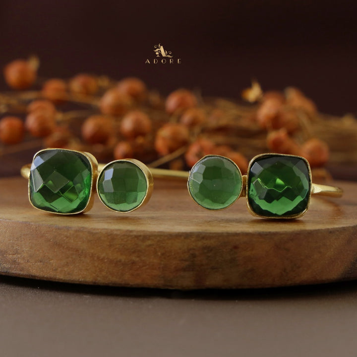 Glossy 4 Stone Raga Bangle