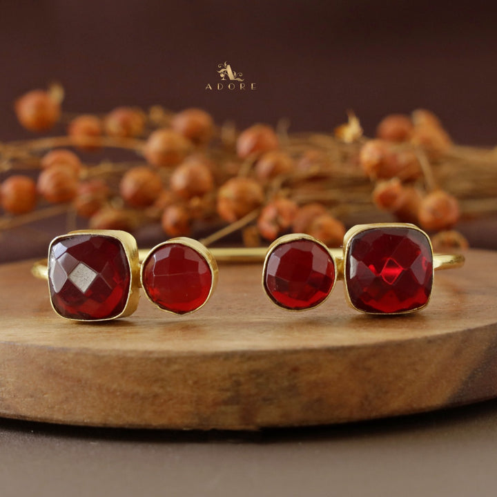 Glossy 4 Stone Raga Bangle