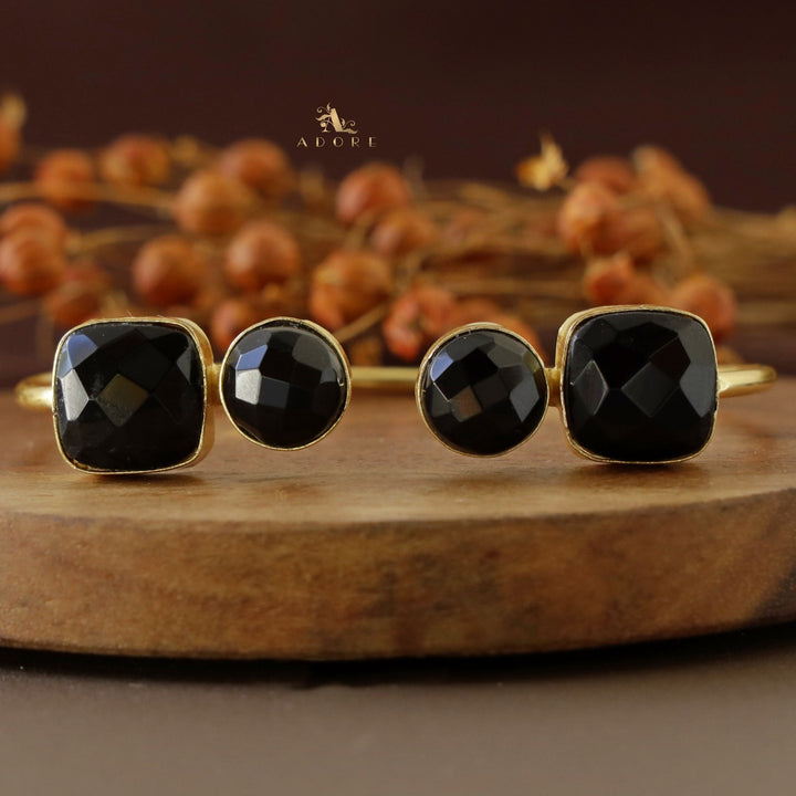 Glossy 4 Stone Raga Bangle