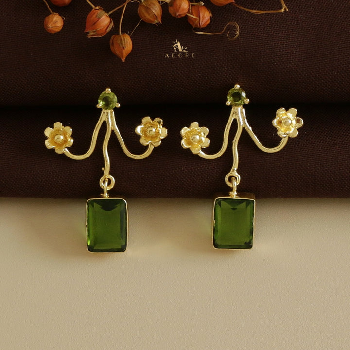 Floral Lamah Glossy Earring