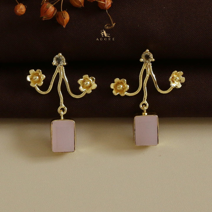 Floral Lamah Glossy Earring