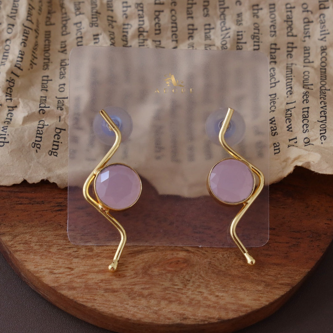 Golden Ethni Glossy Earring