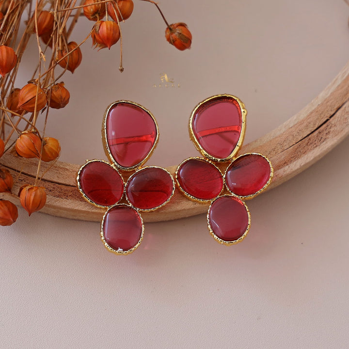 Glossy Ivey Petal Earring