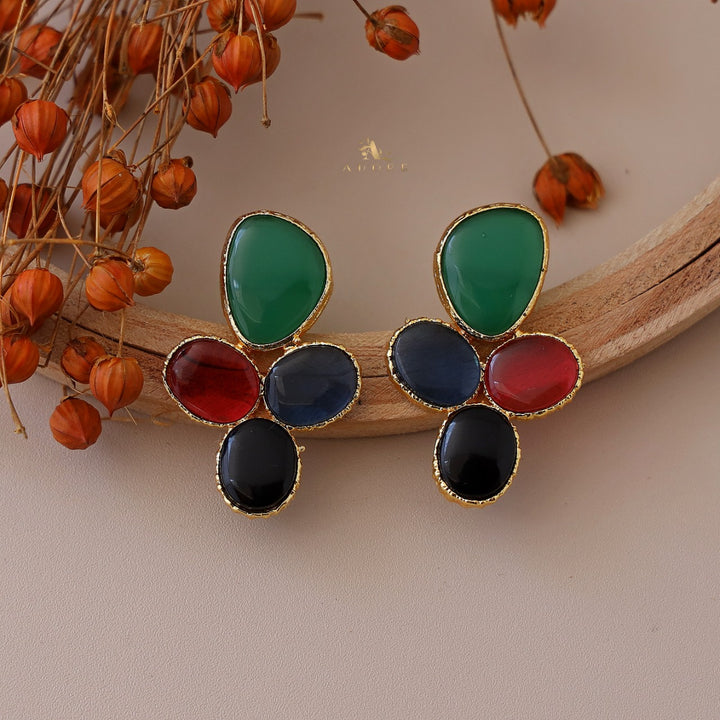 Glossy Ivey Petal Earring
