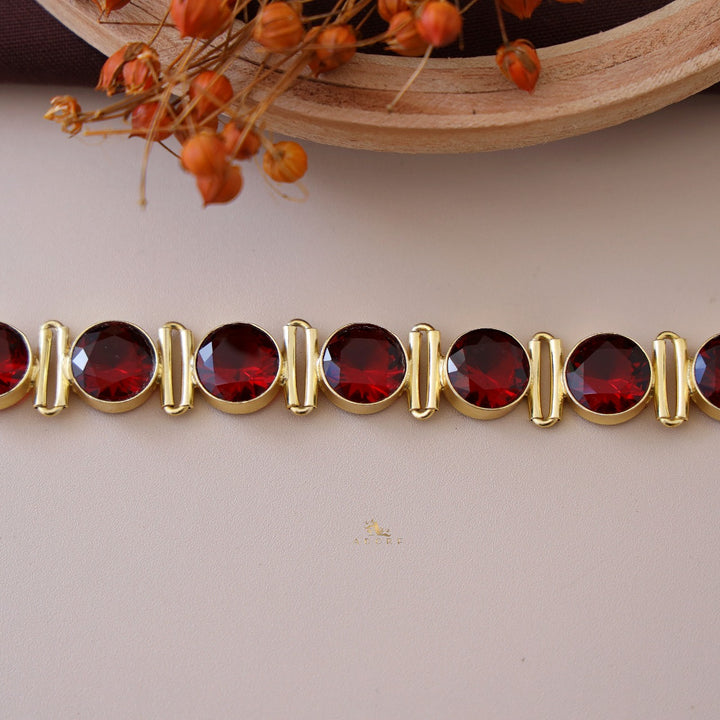 Aldrixa Round Glossy Rail Choker