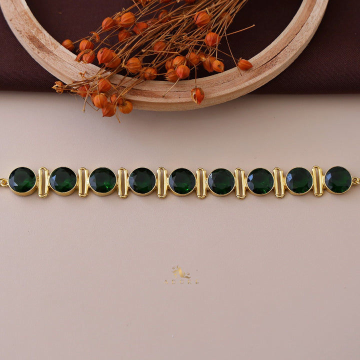 Aldrixa Round Glossy Rail Choker