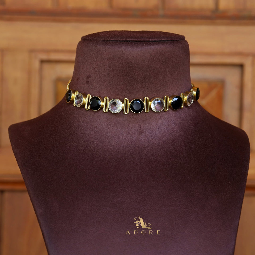 Aldrixa Round Glossy Rail Choker