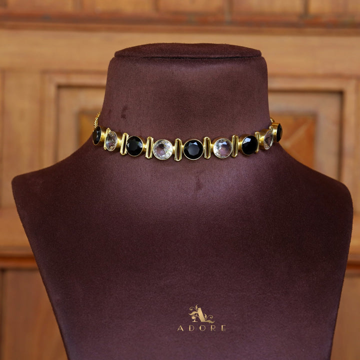 Aldrixa Round Glossy Rail Choker