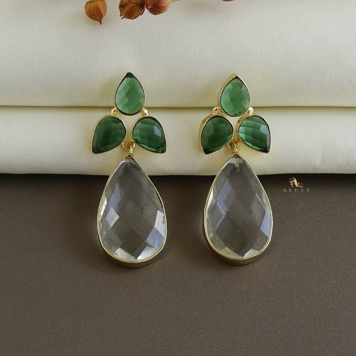 Bella Crystal Earrings (Premium Finish)