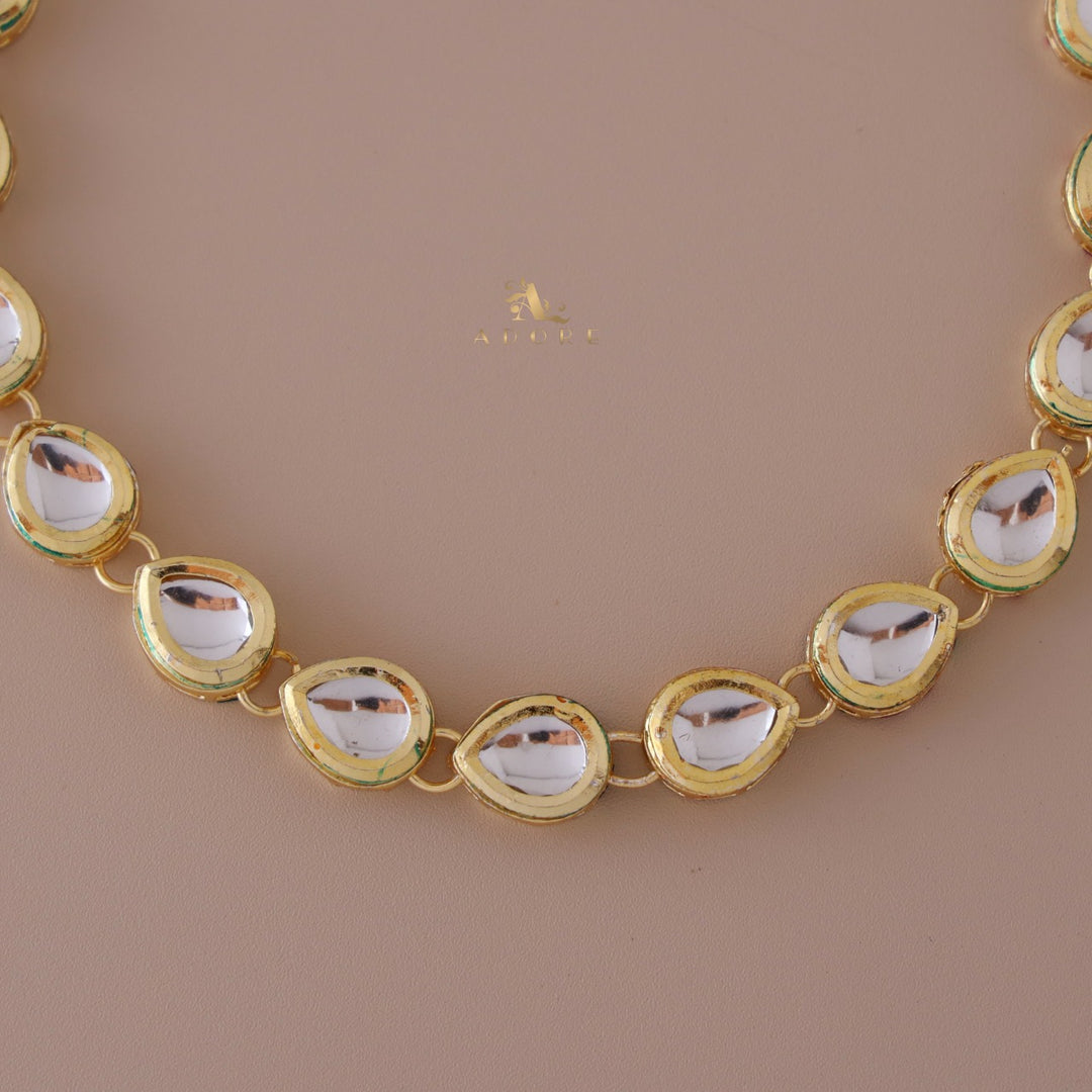 Pakshini Kundan Neckpiece With Earring