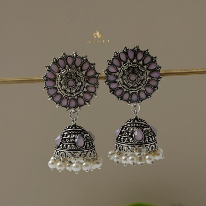 Neyola Flower Jhumka