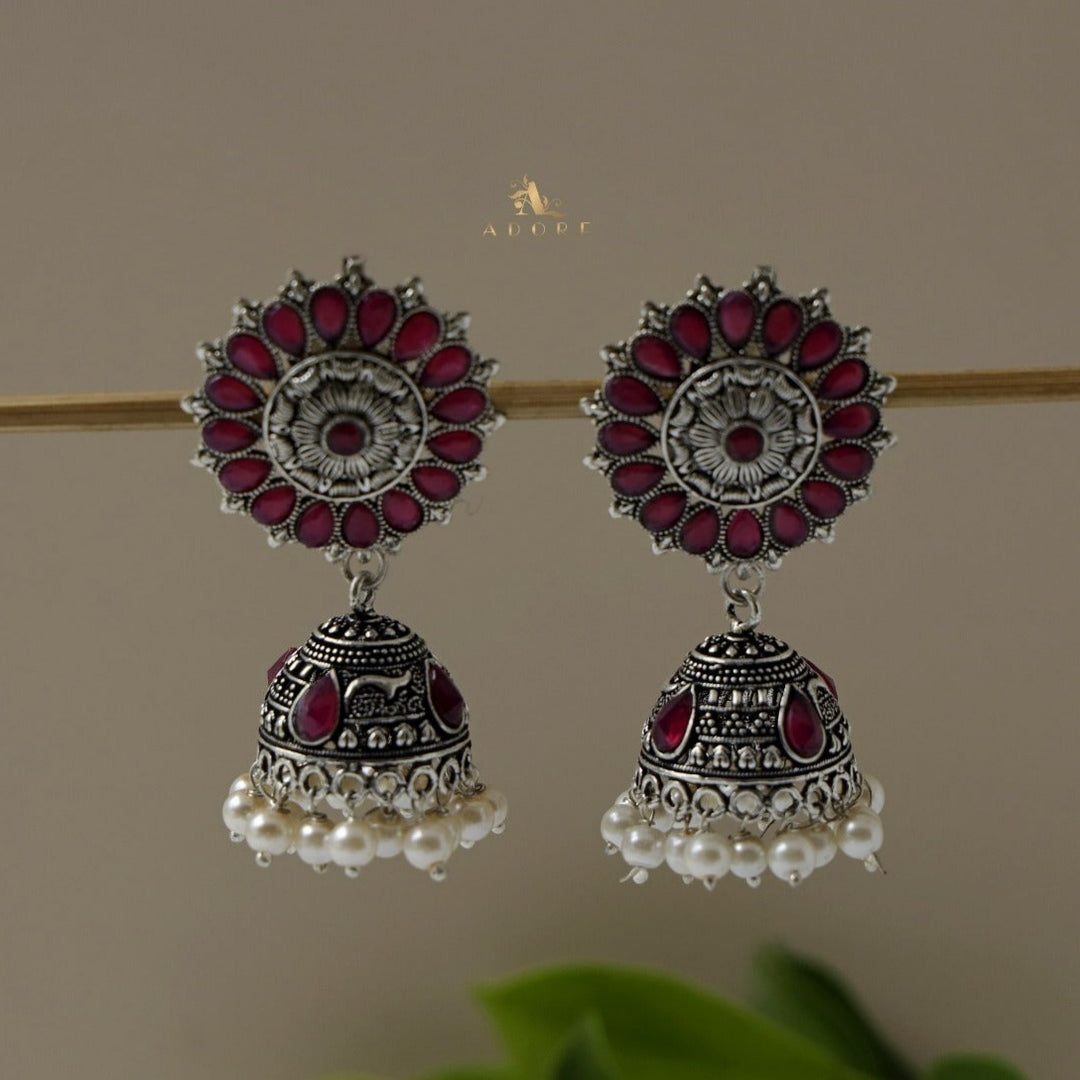 Neyola Flower Jhumka