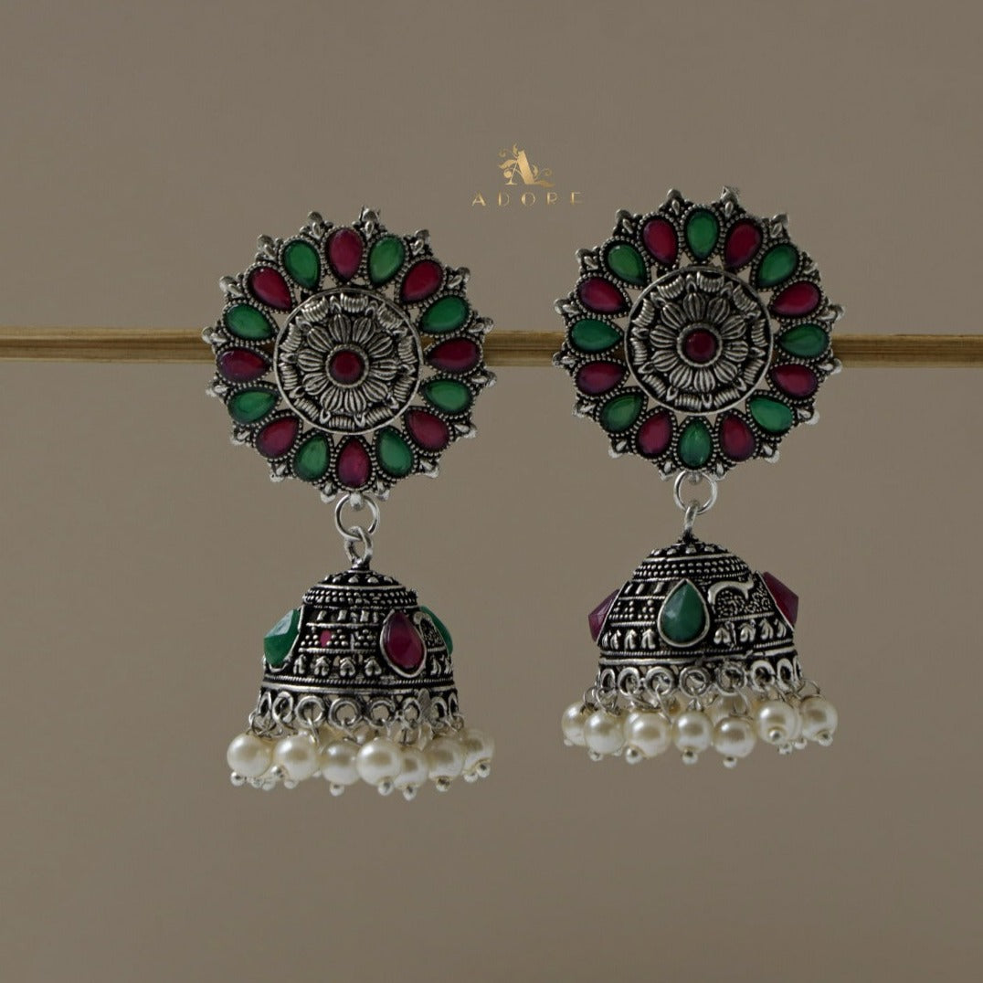 Neyola Flower Jhumka