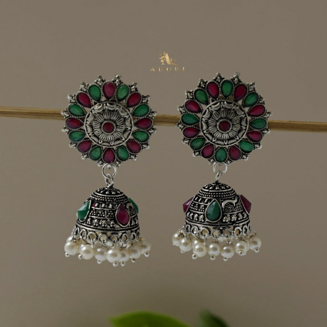 Neyola Flower Jhumka