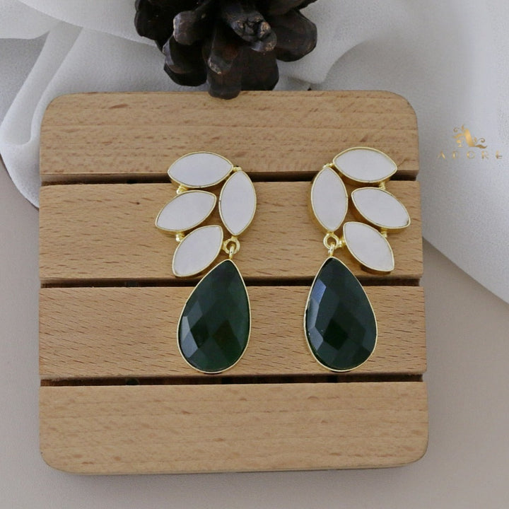 Glossy MOP Wings Earring