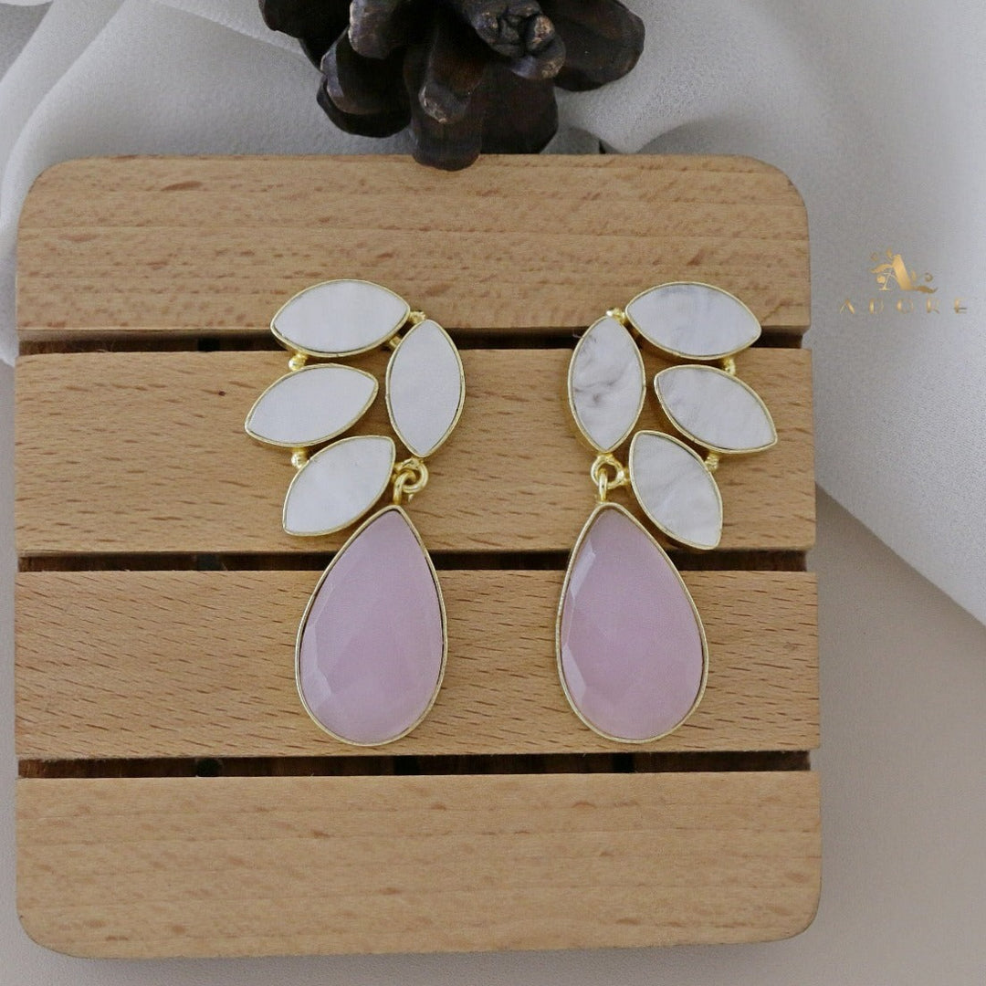 Glossy MOP Wings Earring