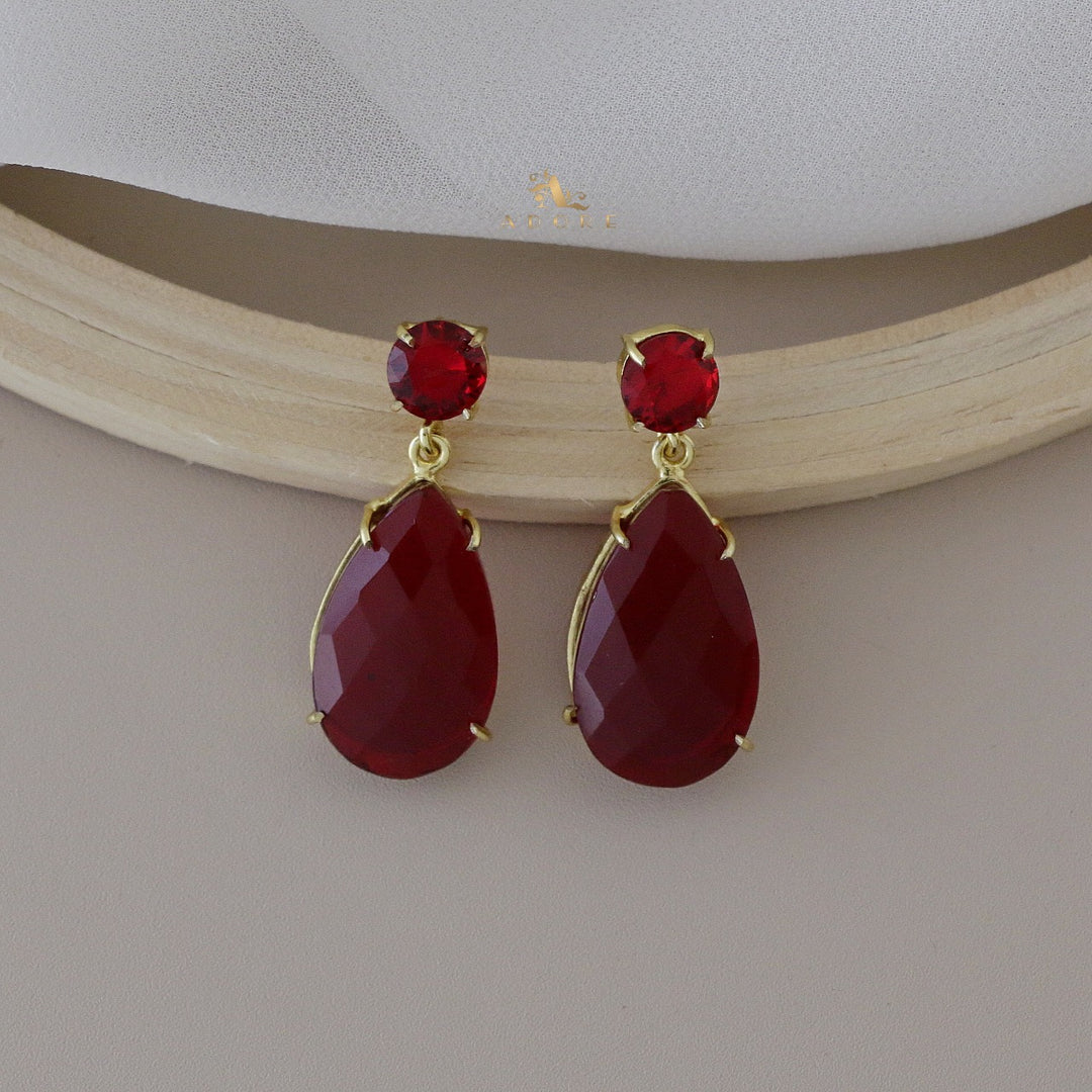 Teirra Glossy Drop Earring