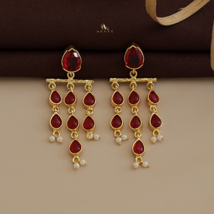 Deya Glossy Drop Pearl Earring