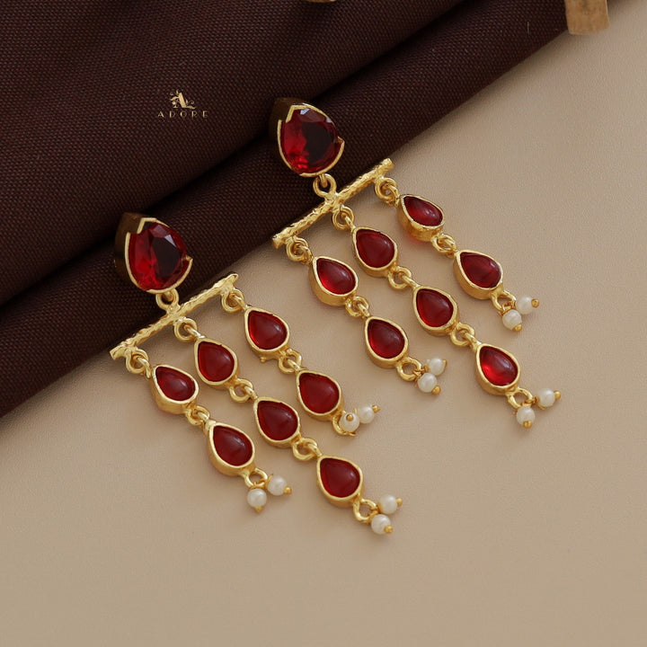 Deya Glossy Drop Pearl Earring