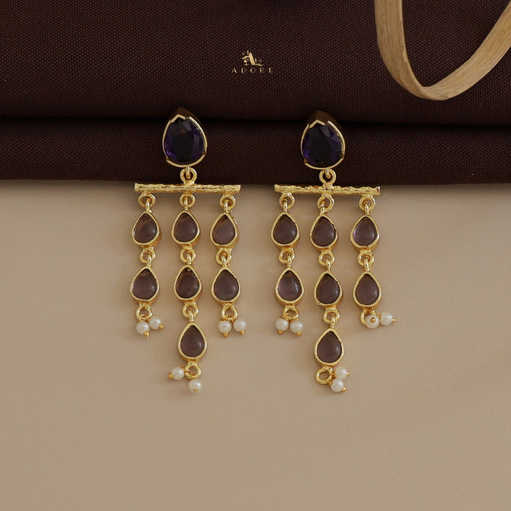Deya Glossy Drop Pearl Earring