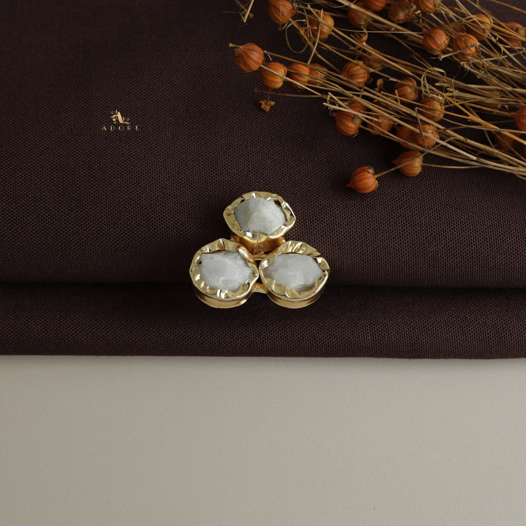 Ivona 3 Raw Stone Ring