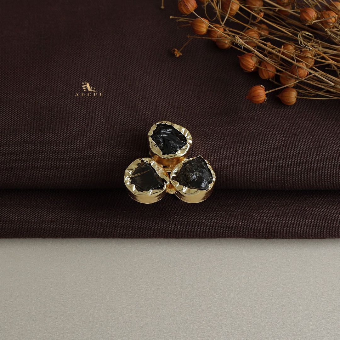 Ivona 3 Raw Stone Ring