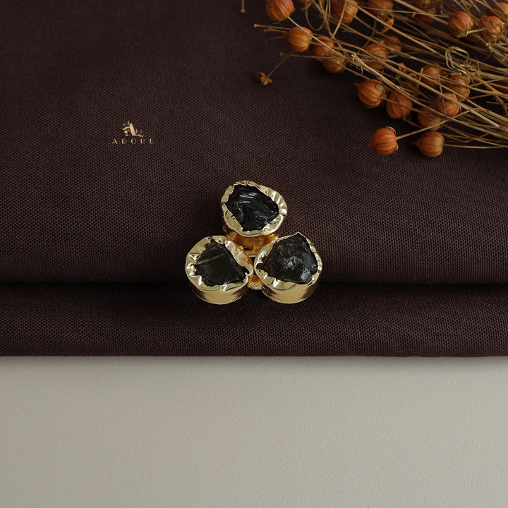 Ivona 3 Raw Stone Ring