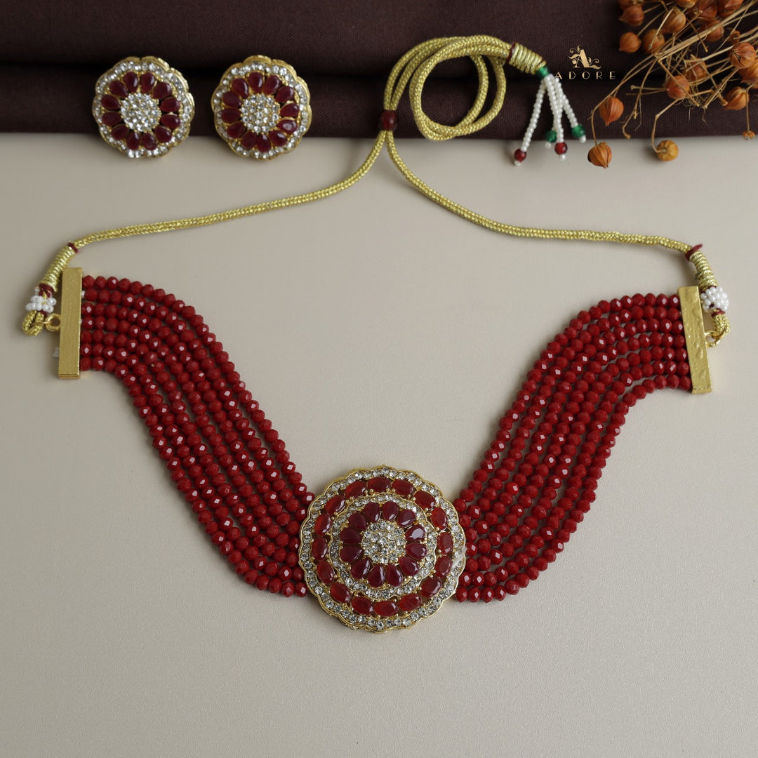 Darmika Choker With Earring