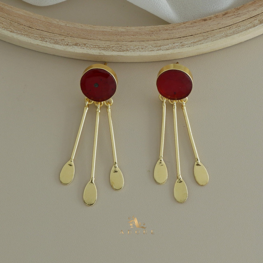 Shonika 3 Pendulum Earring