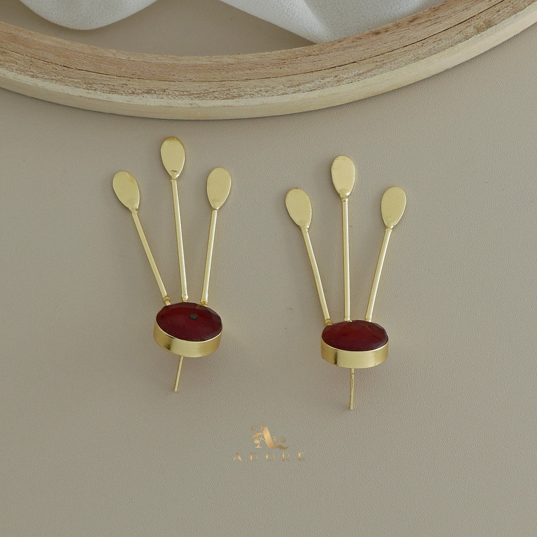Shonika 3 Pendulum Earring