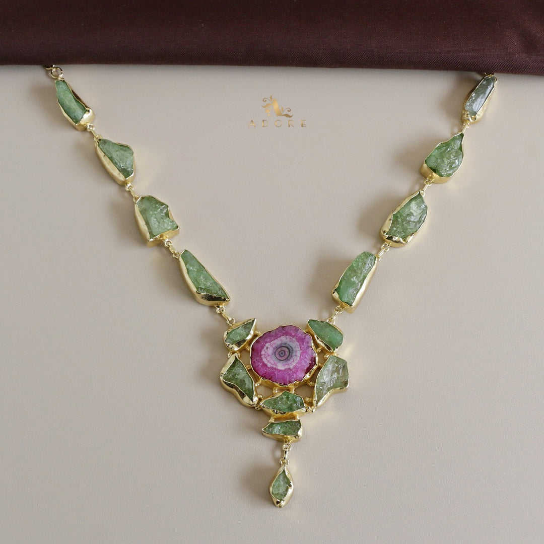 Jovika Raw Stone + Agate Neckpiece