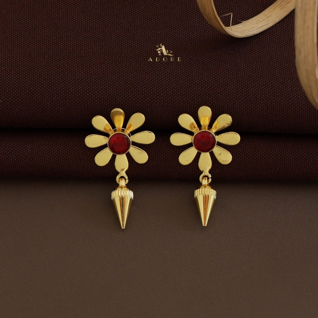 Midhila Golden Bud Earring