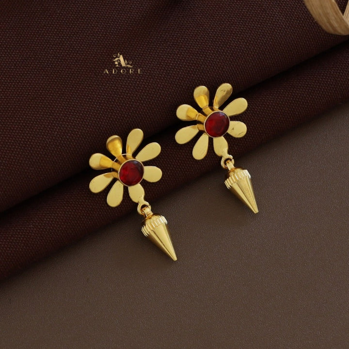 Midhila Golden Bud Earring