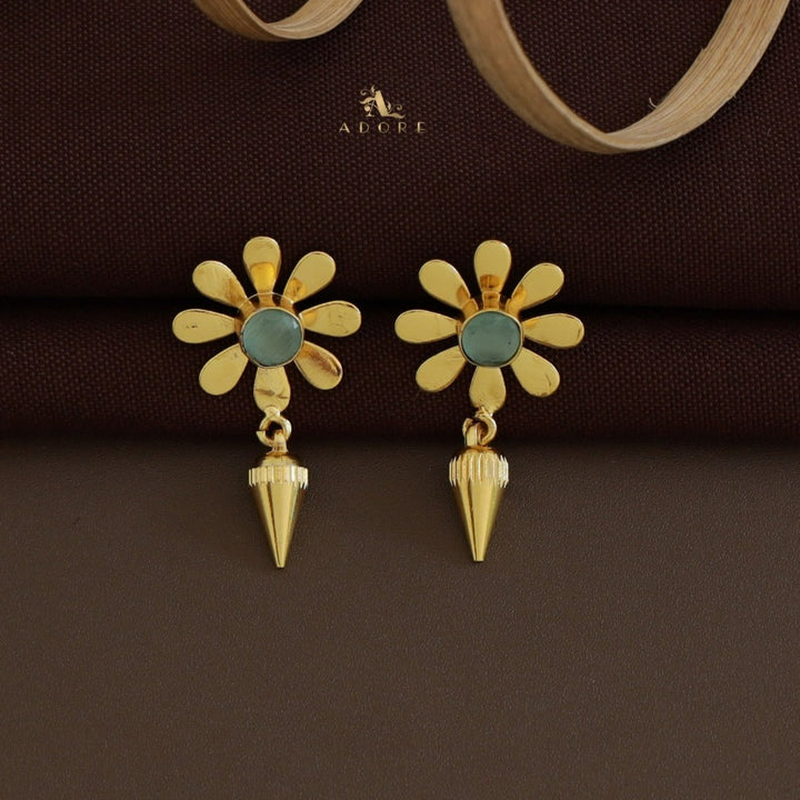 Midhila Golden Bud Earring