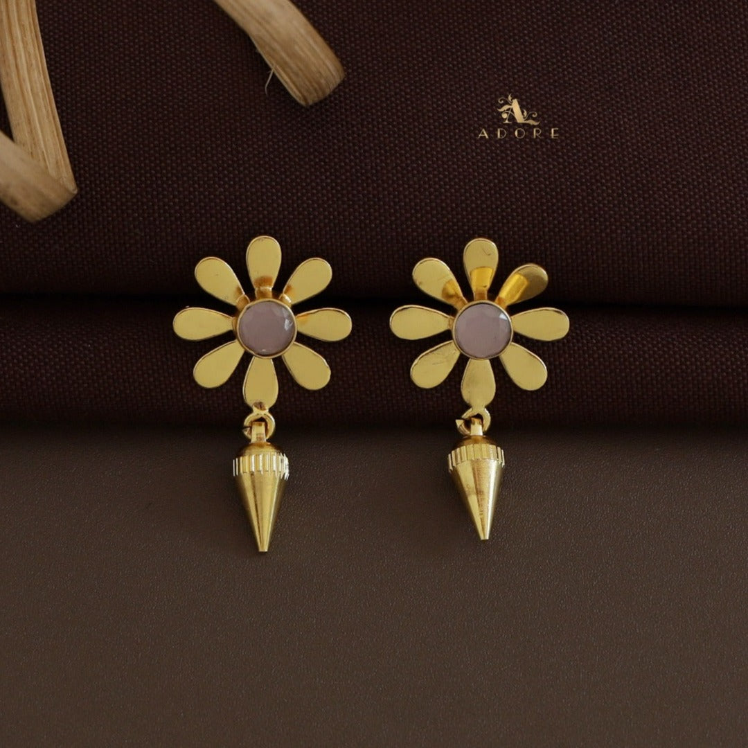 Midhila Golden Bud Earring