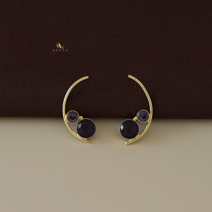 Golden Karla Glossy Earring