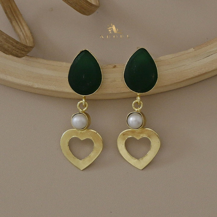 Endora Heart Pearl Earring