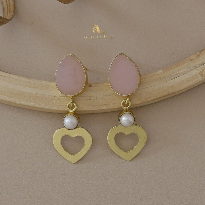 Endora Heart Pearl Earring