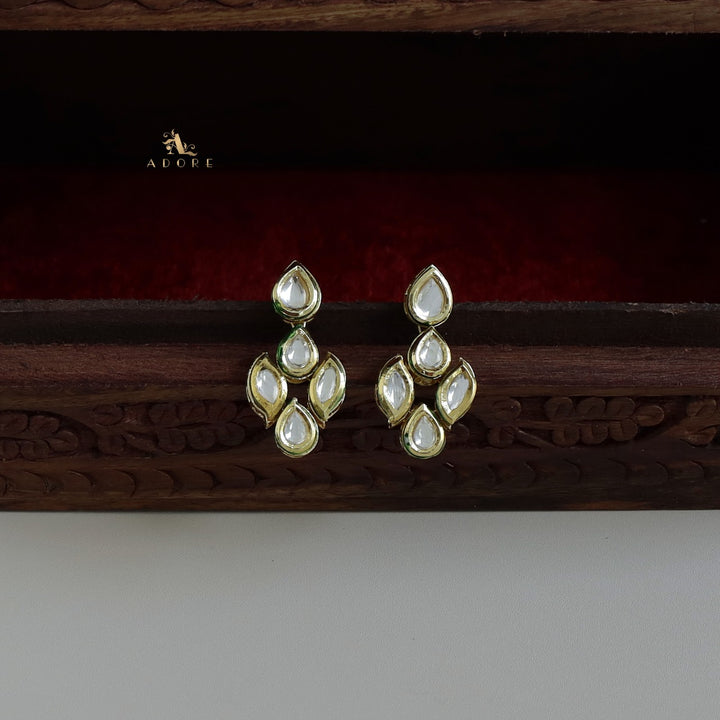Sukriti Onyx Kundan  Neckpiece With Earring