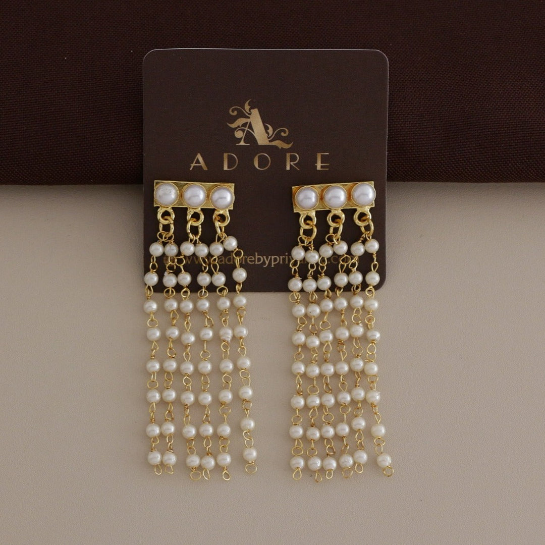 Abrila Six Layer Pearl Earring