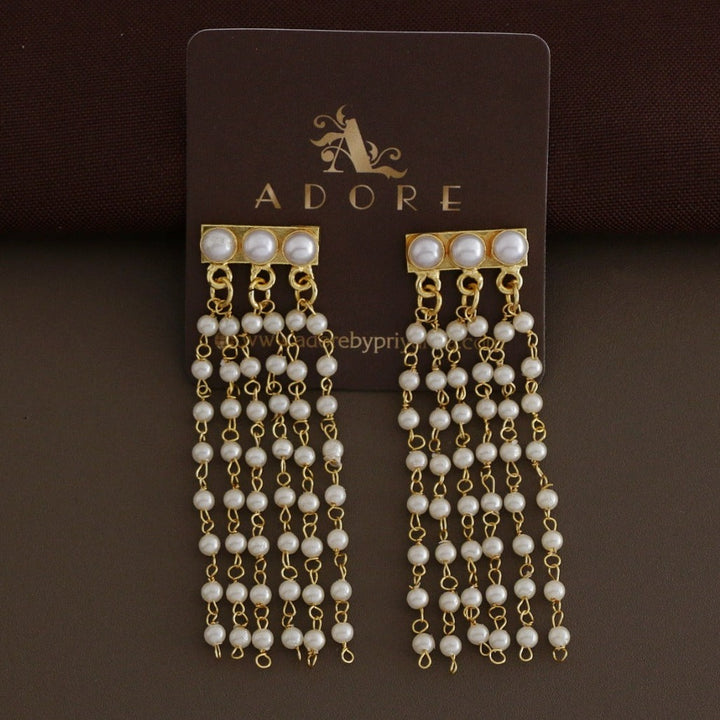 Abrila Six Layer Pearl Earring