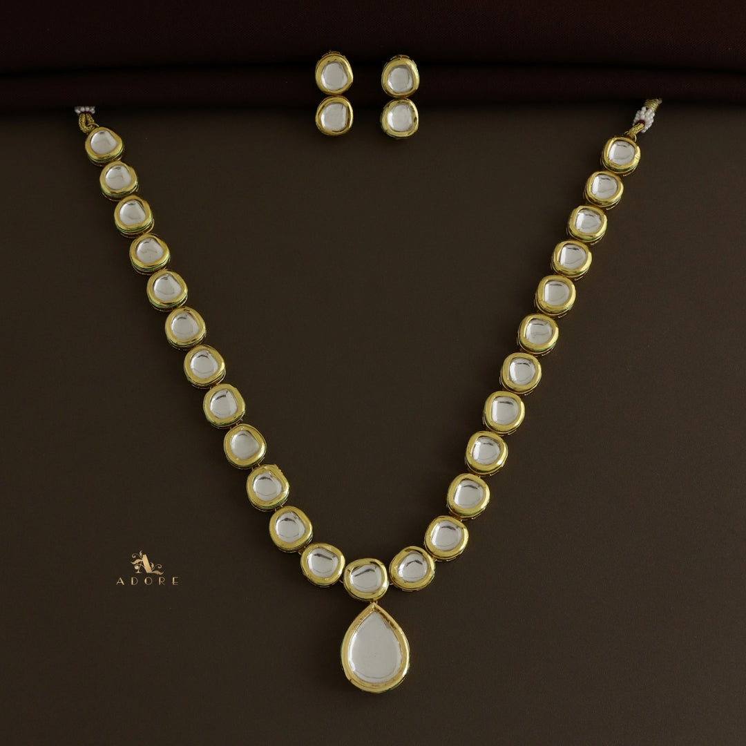 Mithra Kundan Neckpiece With Earring