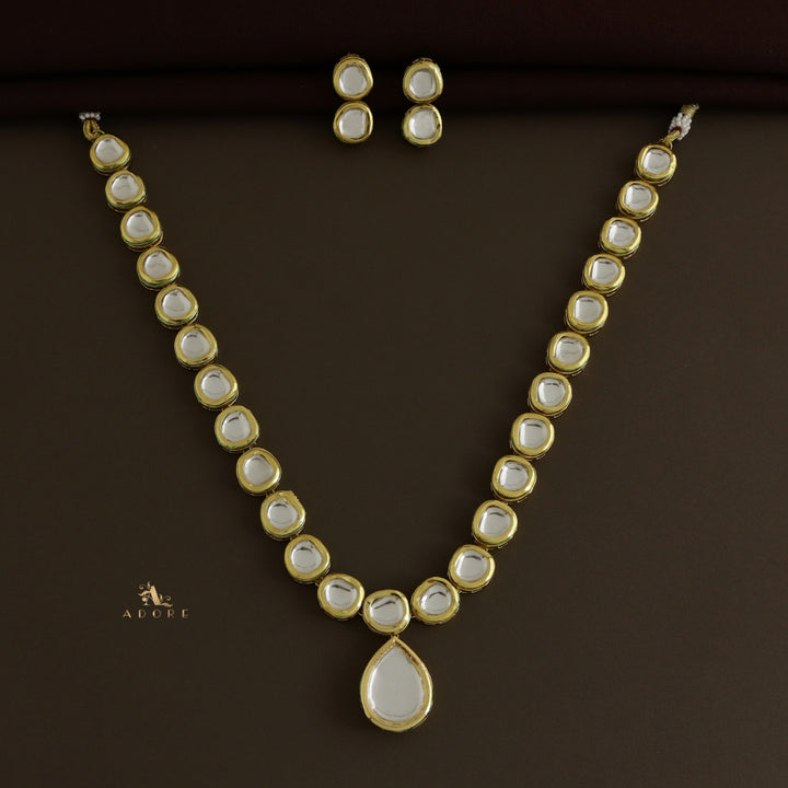 Mithra Kundan Neckpiece With Earring