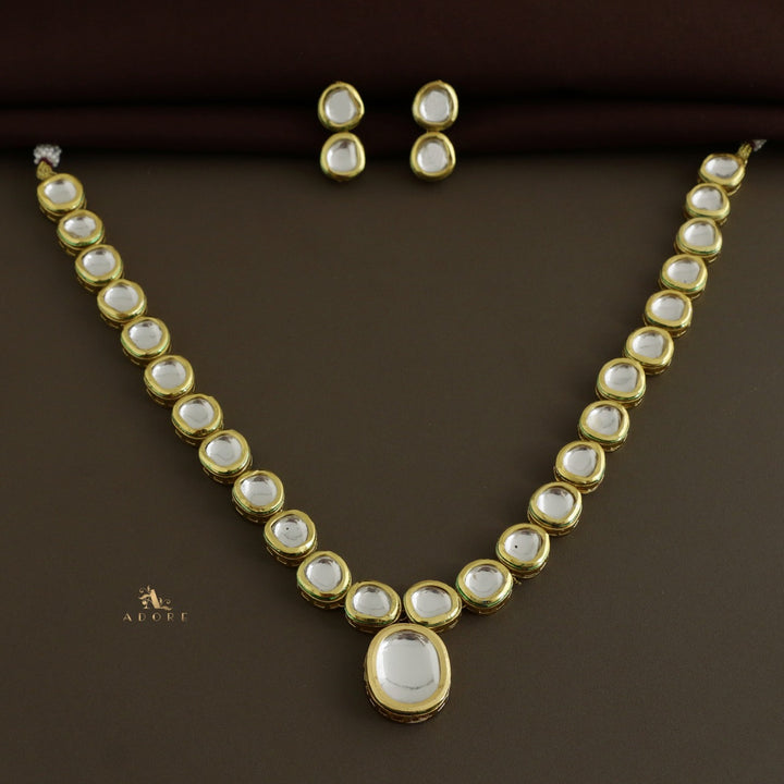 Mithra Kundan Neckpiece With Earring