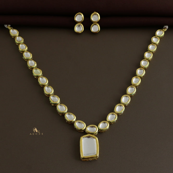 Mithra Kundan Neckpiece With Earring