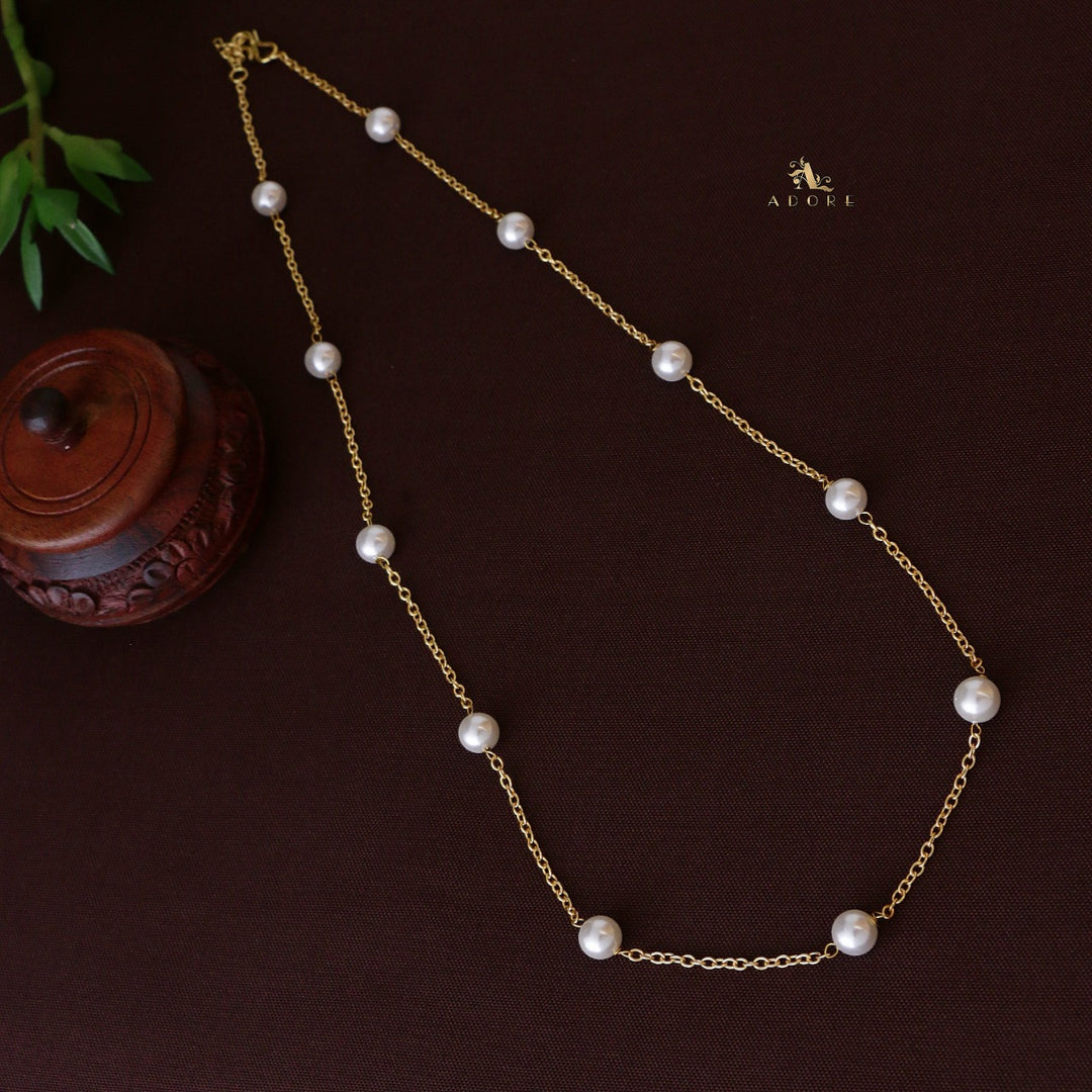 Golden 11 Pearl Neckpiece